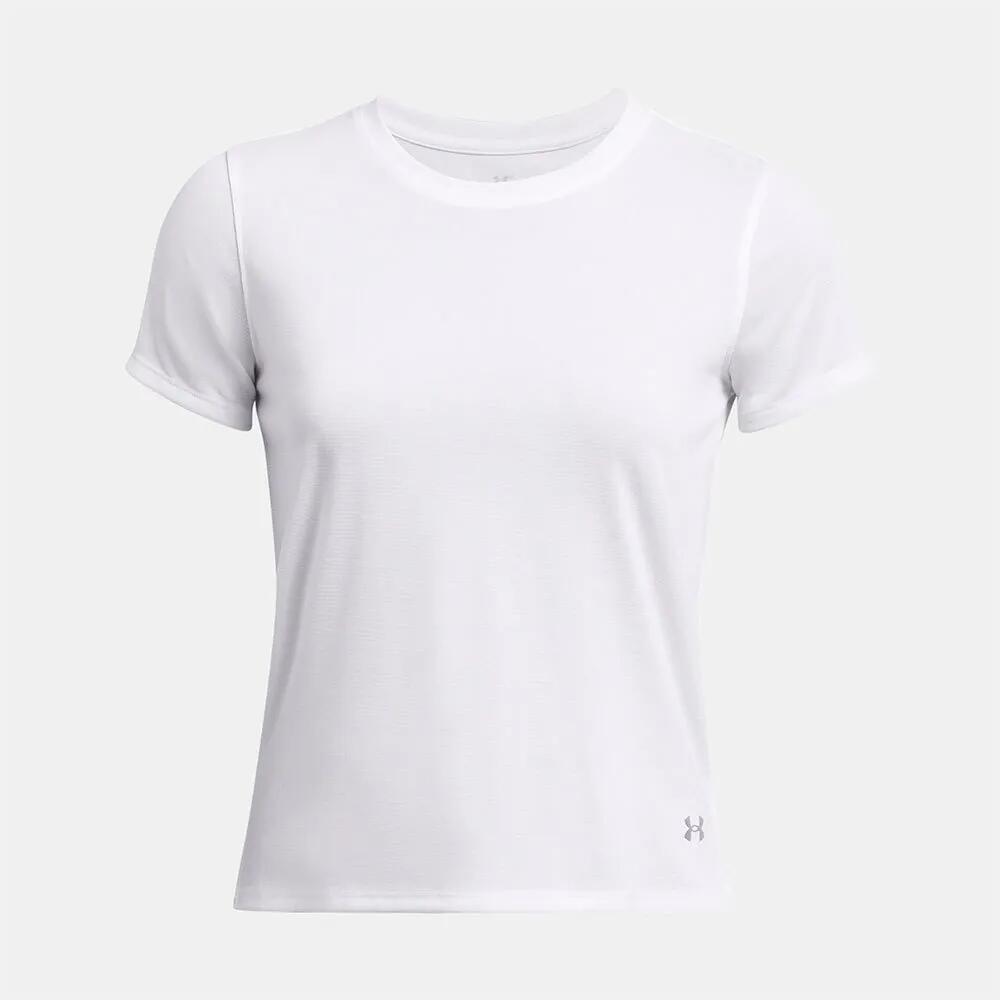 アンダーアーマー ランチ ショート スリーブ Tシャツ レディース （ White/Reflective ） | UNDER ARMOUR Launch short sleeve T-shirt Woman [t]｜クライムスワールド 店