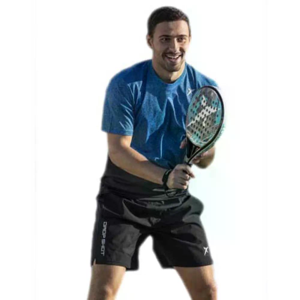 落っこちる打つこと キリアン さる股引き （ Black ） | DROP SHOT Kilian Shorts  [t]