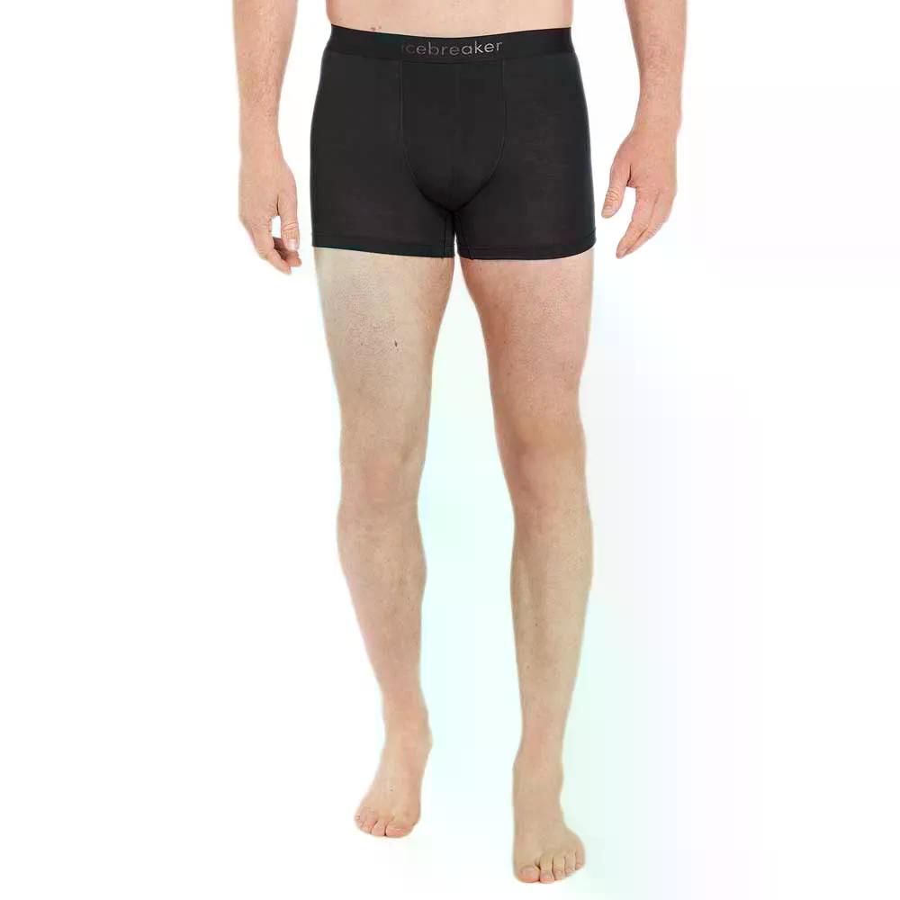 アイスブレーカー メリノ 125 冷やりとした点火装置 アナトミカ ボクサーブリーフ （ Black ） | ICEBREAKER Merino 125 Cool-Lite Anatomica Boxer Briefs  [t]