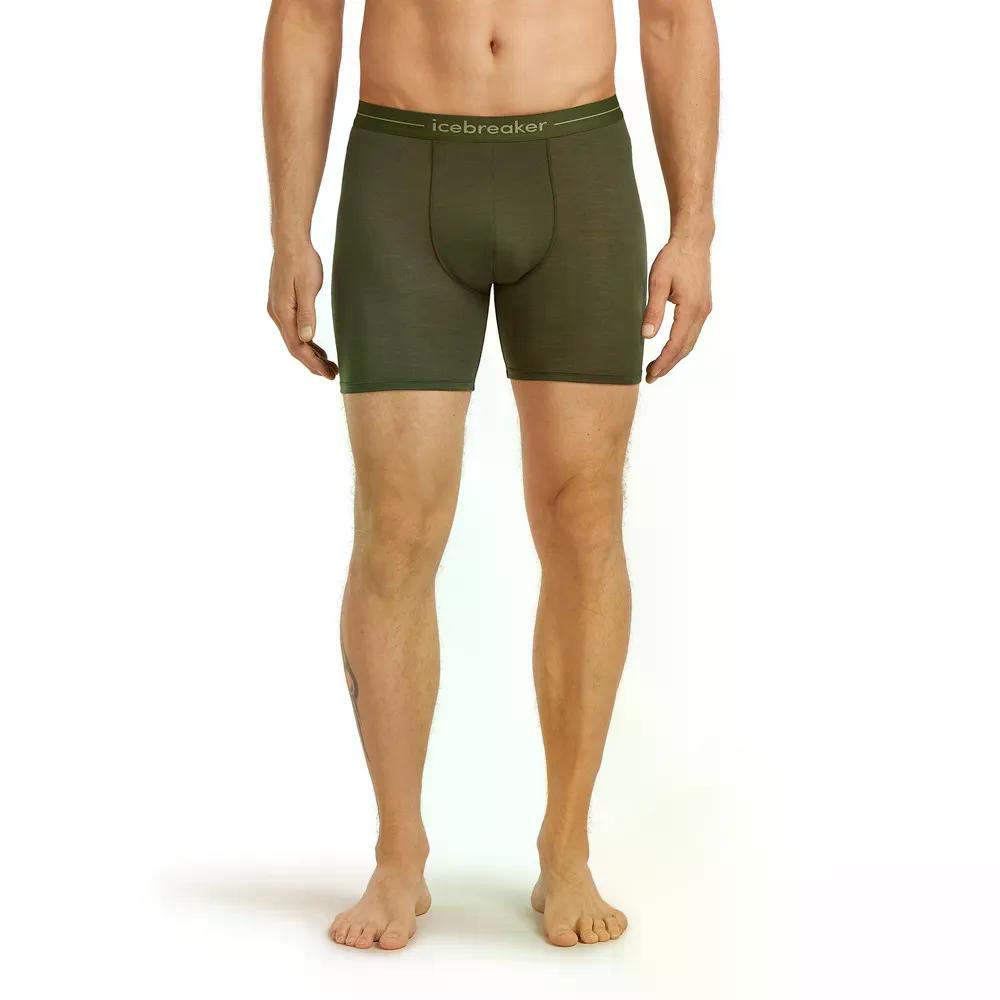 アイスブレーカー メリノ 150 アナトミカ ロング ボクサーブリーフ （ DarkLoden ） | ICEBREAKER Merino 150 Anatomica Long Boxer Briefs  [t]