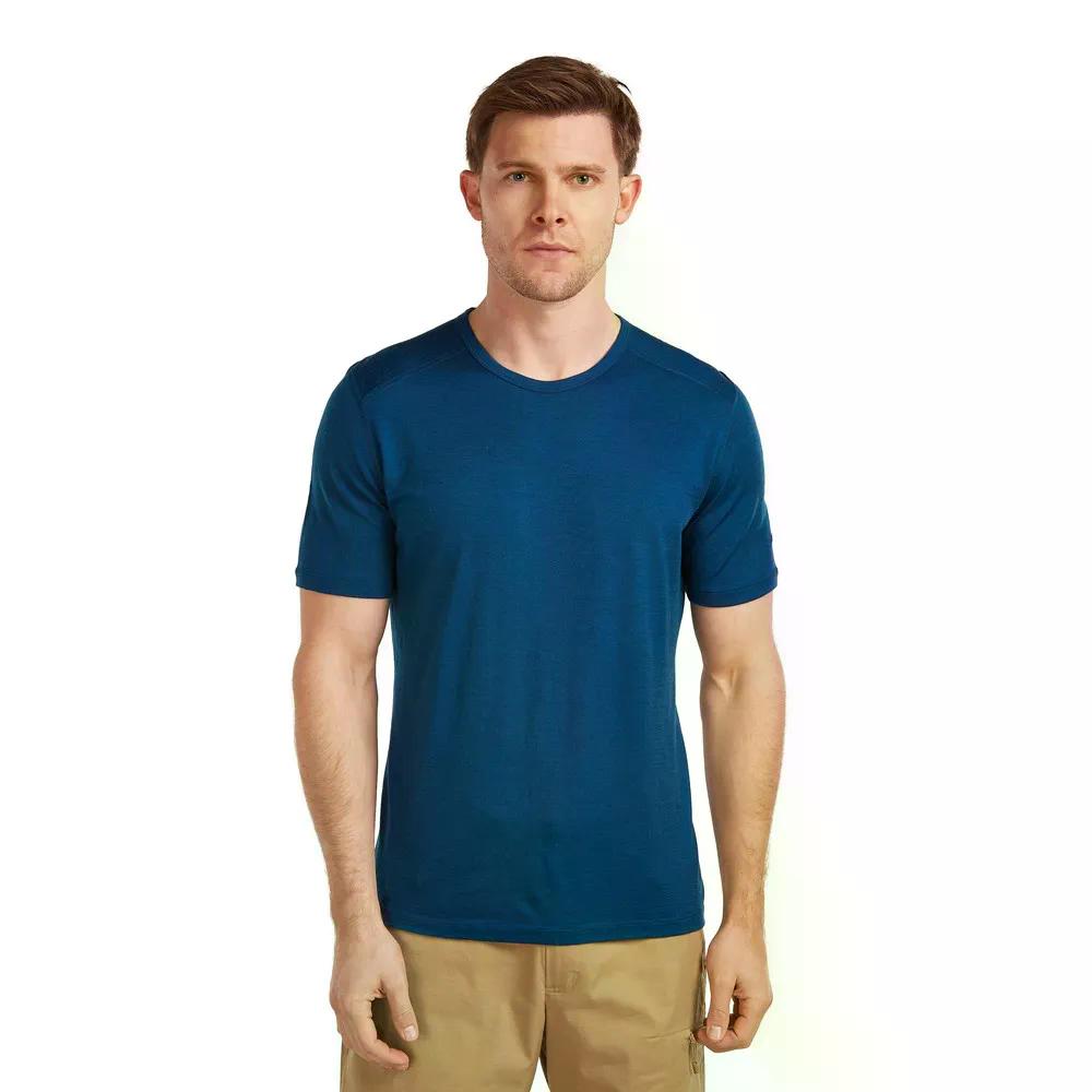ICEBREAKER Merino 200 Oasis Crewe 半袖ベースレイヤー （ Atlantis ）  [t]