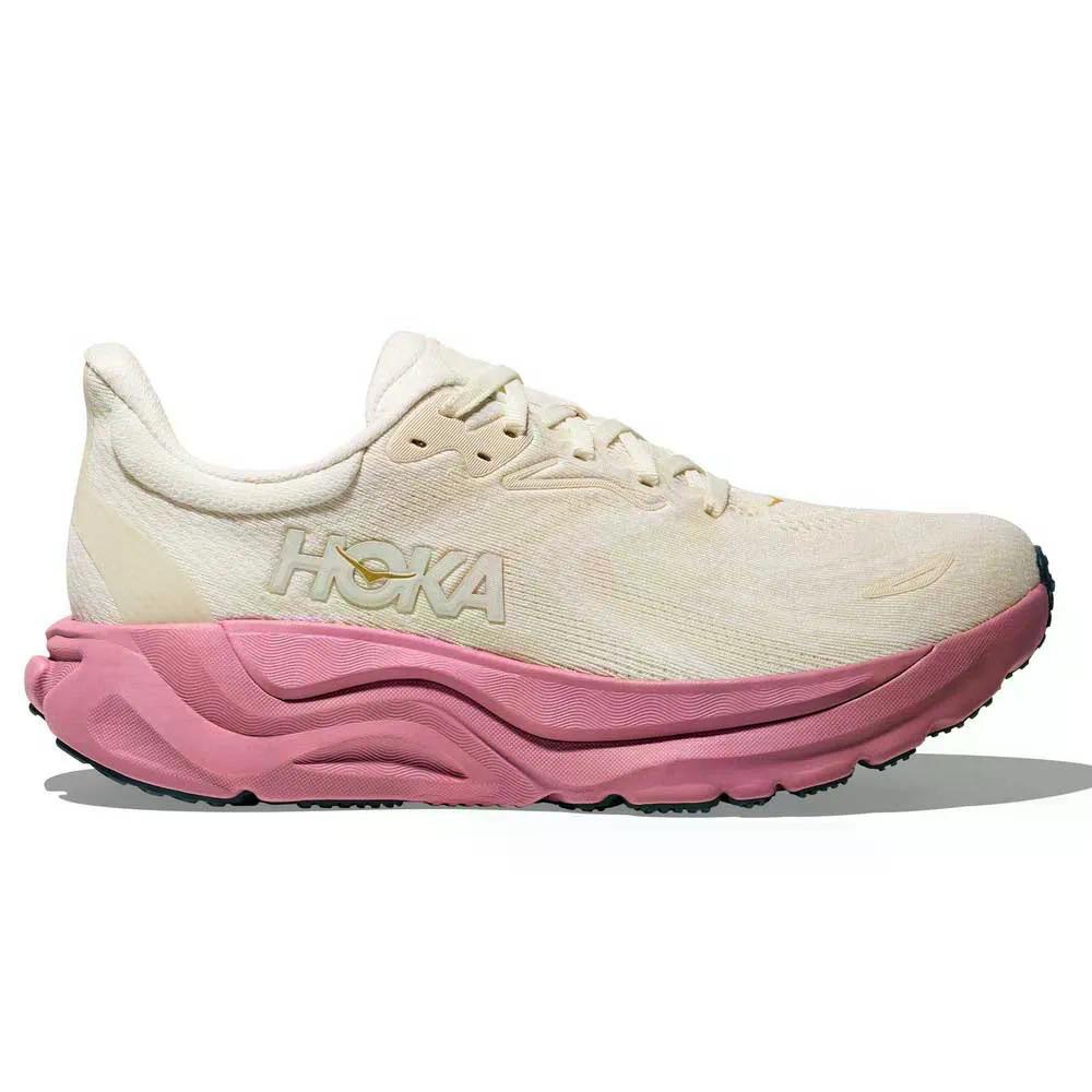 ホカ アラヒ 8 駈けっくらシューズ レディース （ Alabaster/Lingonberry ） | HOKA Arahi 8 Running Shoes Women  [t]