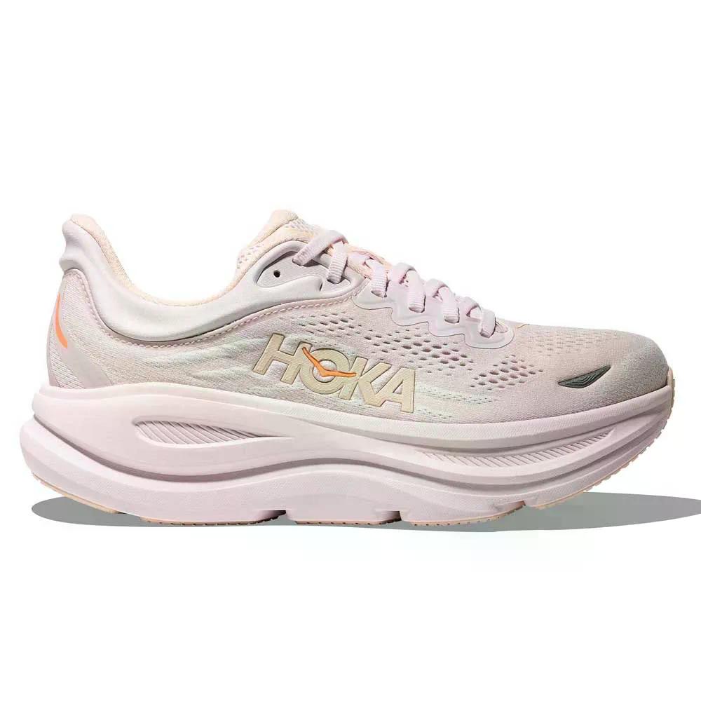 ホカ ボンダイ 9 駈けっくらシューズ レディース （ LilacCream/TangerineGlow ） | HOKA Bondi 9 Running Shoes Women  [t]
