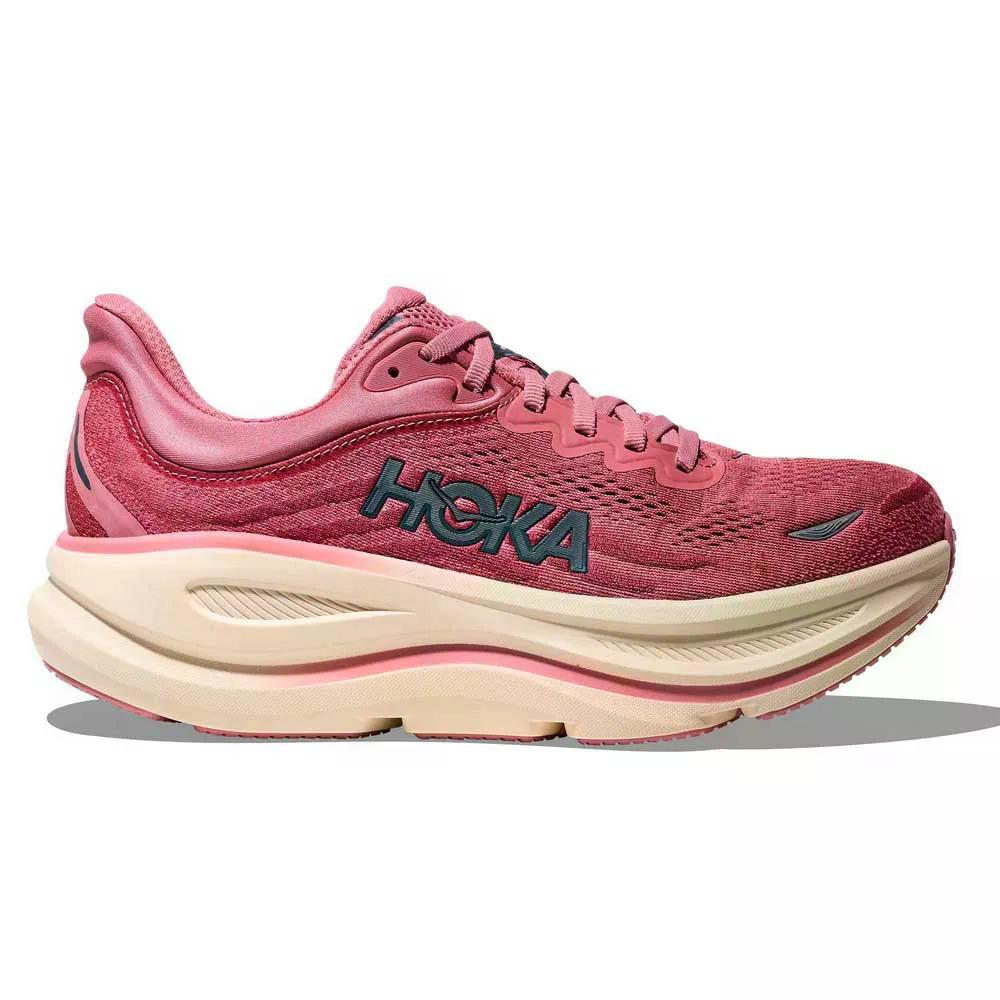 ホカ ボンダイ 9 駈けっくらシューズ （ Red/Pink ） | HOKA Bondi 9 Running Shoes  [t]