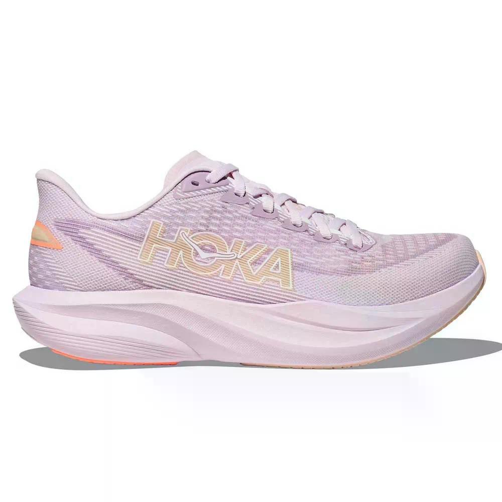 ホカ マッハ 7 駈けっくらシューズ レディース （ LilacCream/TangerineGlow ） | HOKA Mach 7 Running Shoes Women  [t]