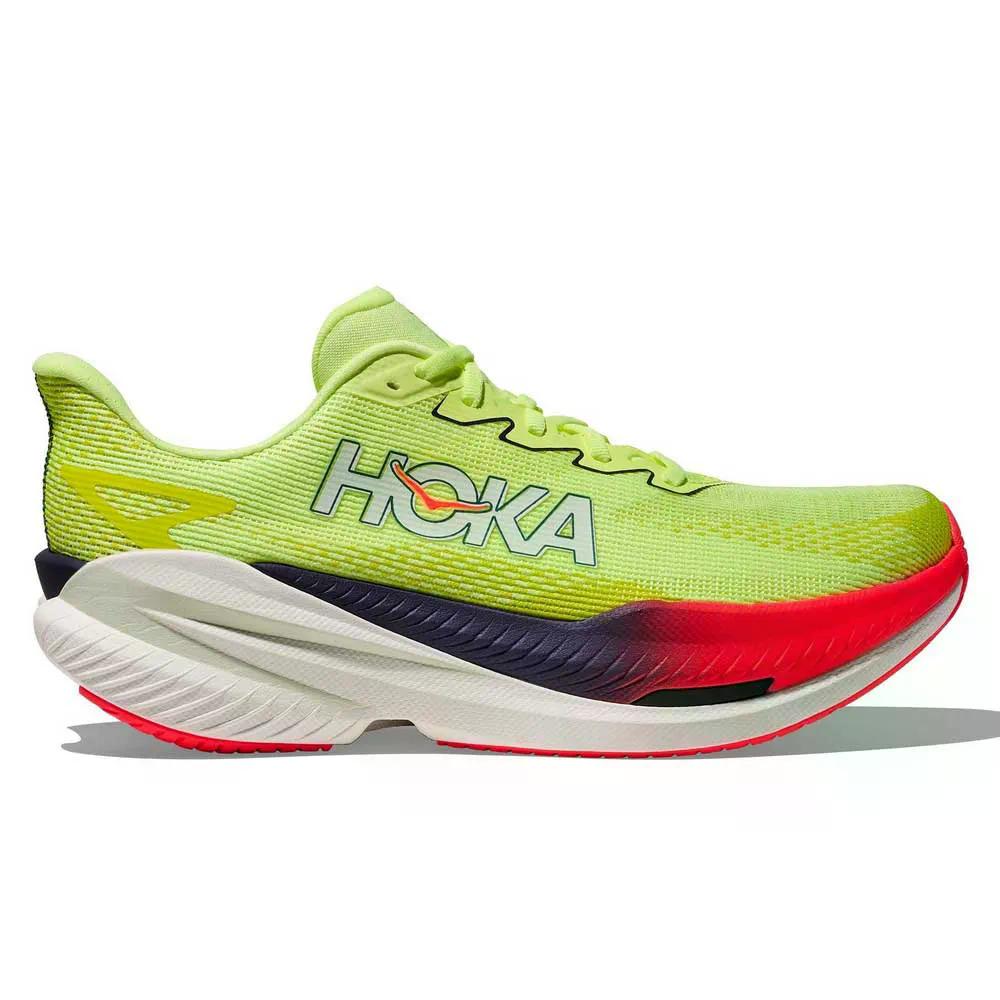 ホカ マッハ X 3 駈けっくらシューズ （ NeonYuzu/SquidInk ） | HOKA Mach X 3 Running Shoes  [t]