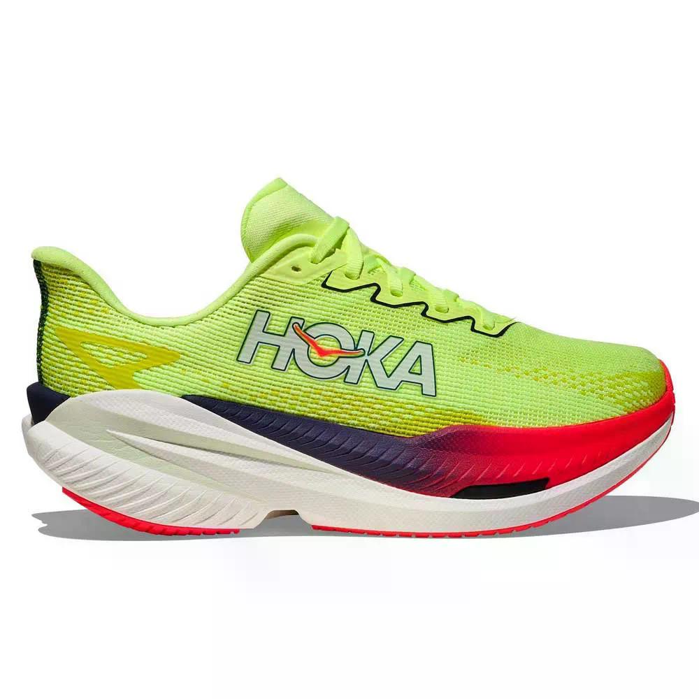 ホカ マッハ X 3 駈けっくらシューズ レディース （ NeonYuzu/SquidInk ） | HOKA Mach X 3 Running Shoes Women  [t]