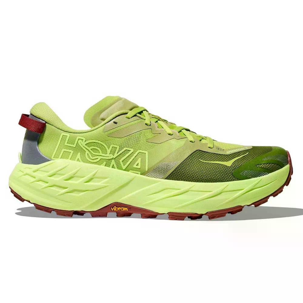 ホカ スピードゴート 7 トレイルランニングシューズ （ Kiwi/NeonYuzu ） | HOKA Speedgoat 7 Trail Running Shoes  [t]