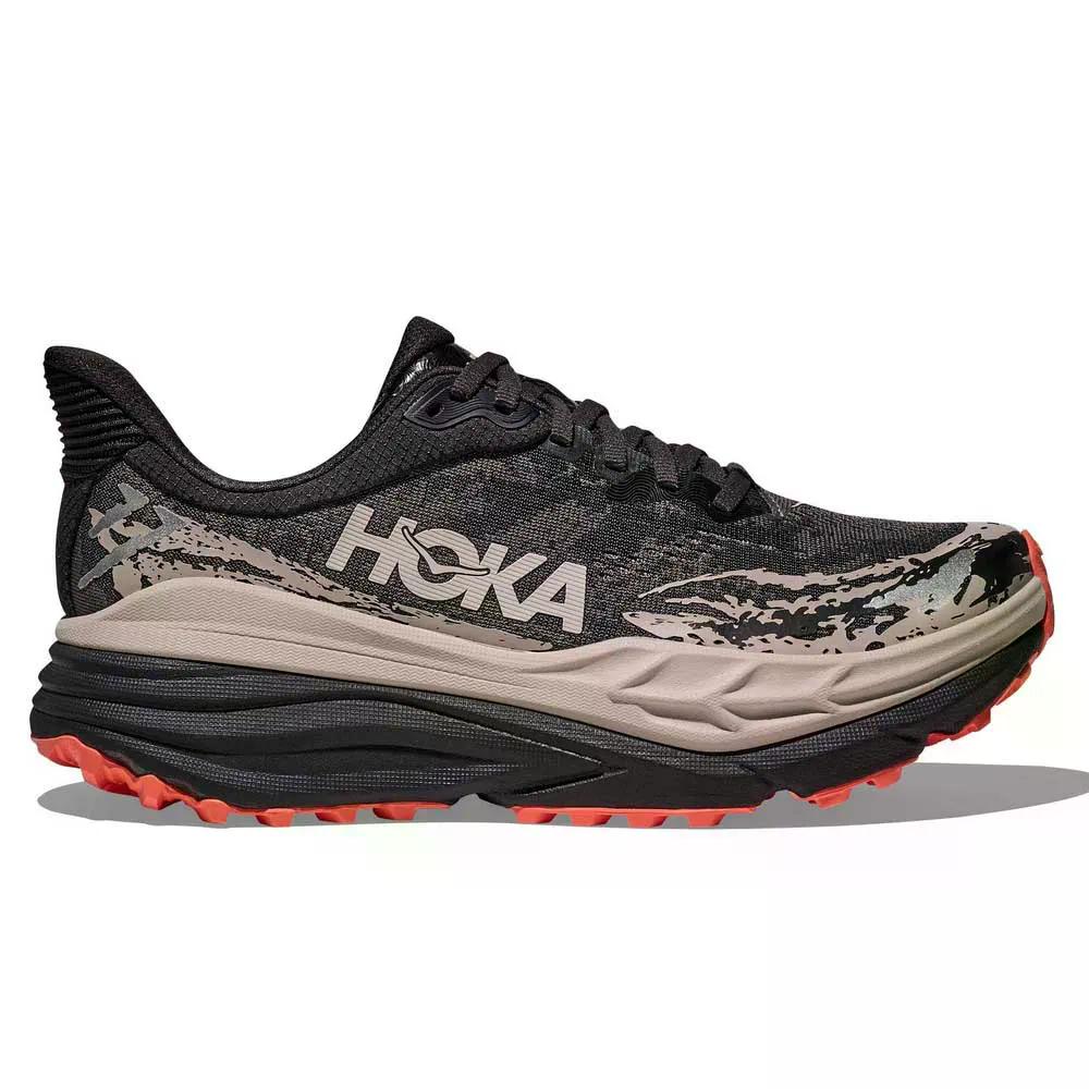 ホカ スティンソン 7 トレイルランニングシューズ レディース （ Black/Putty ） | HOKA Stinson 7 Trail Running Shoes Women  [t]