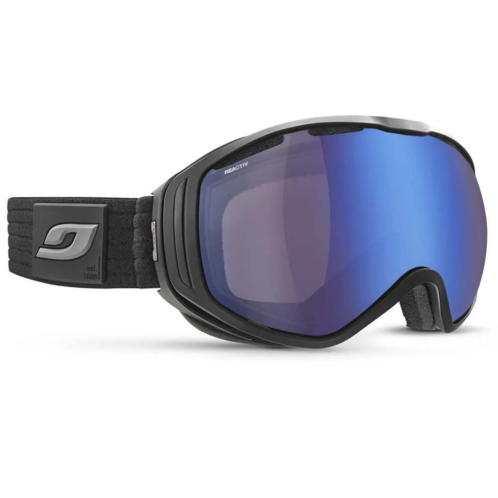 ジュルボ タイタン OTG フォトクロミック ポラライズド スキー ゴーグル （ Black / Grey Rubber ） | JULBO Titan OTG Photochromic Polarized Ski Goggles [t]