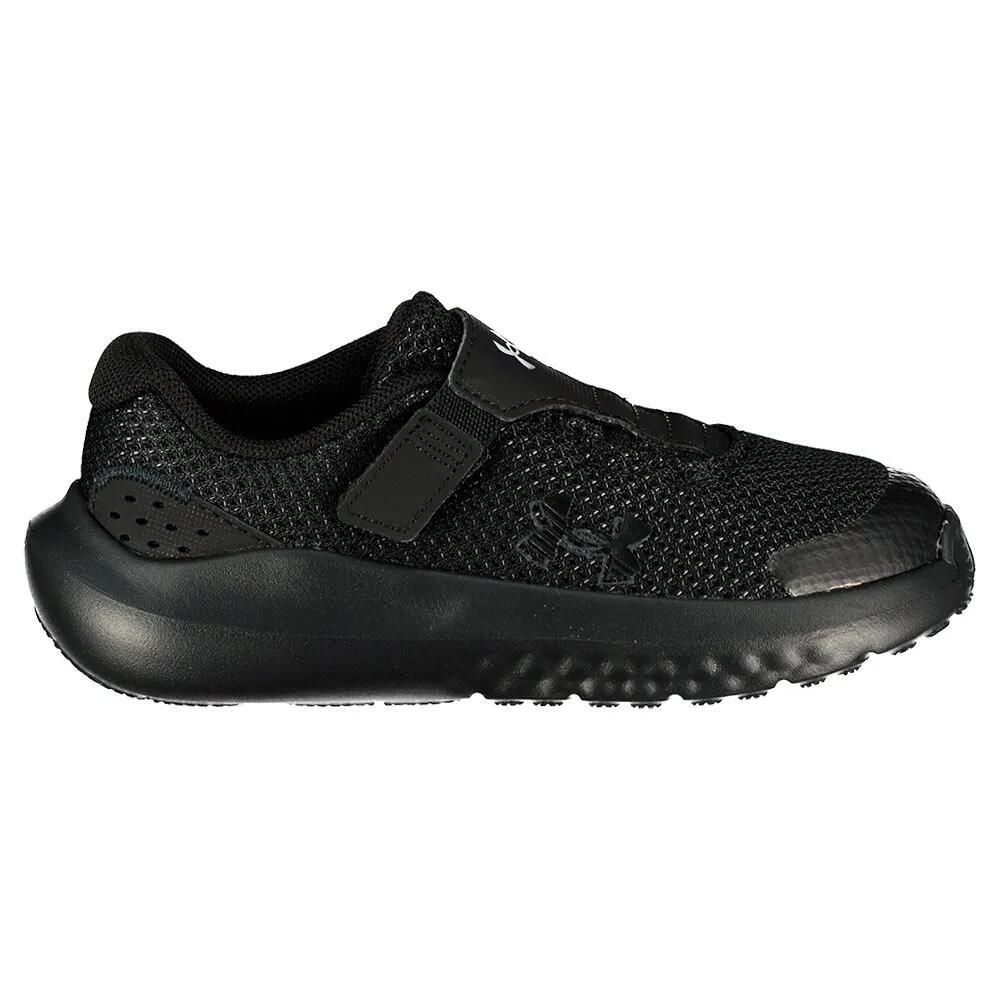 アンダーアーマー BINF サルゼ 4 AC 駈けっくら シューズ  （ Black/Black/Black ） | UNDER ARMOUR BINF Surge 4 AC running shoes [t]