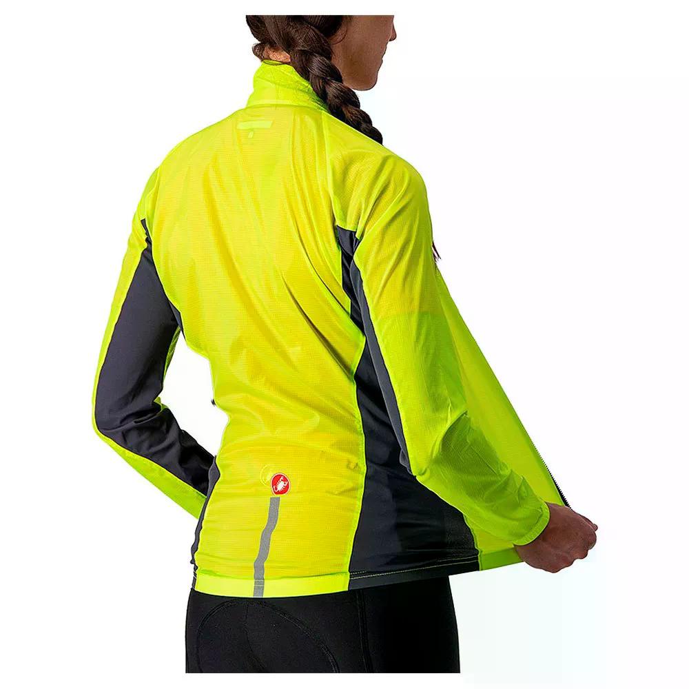 カステリ スクアドラ ストレッチ ジャケット レディース （ FluoYellow/DarkGrey ） | CASTELLI Squadra Stretch jacket Woman [t]
