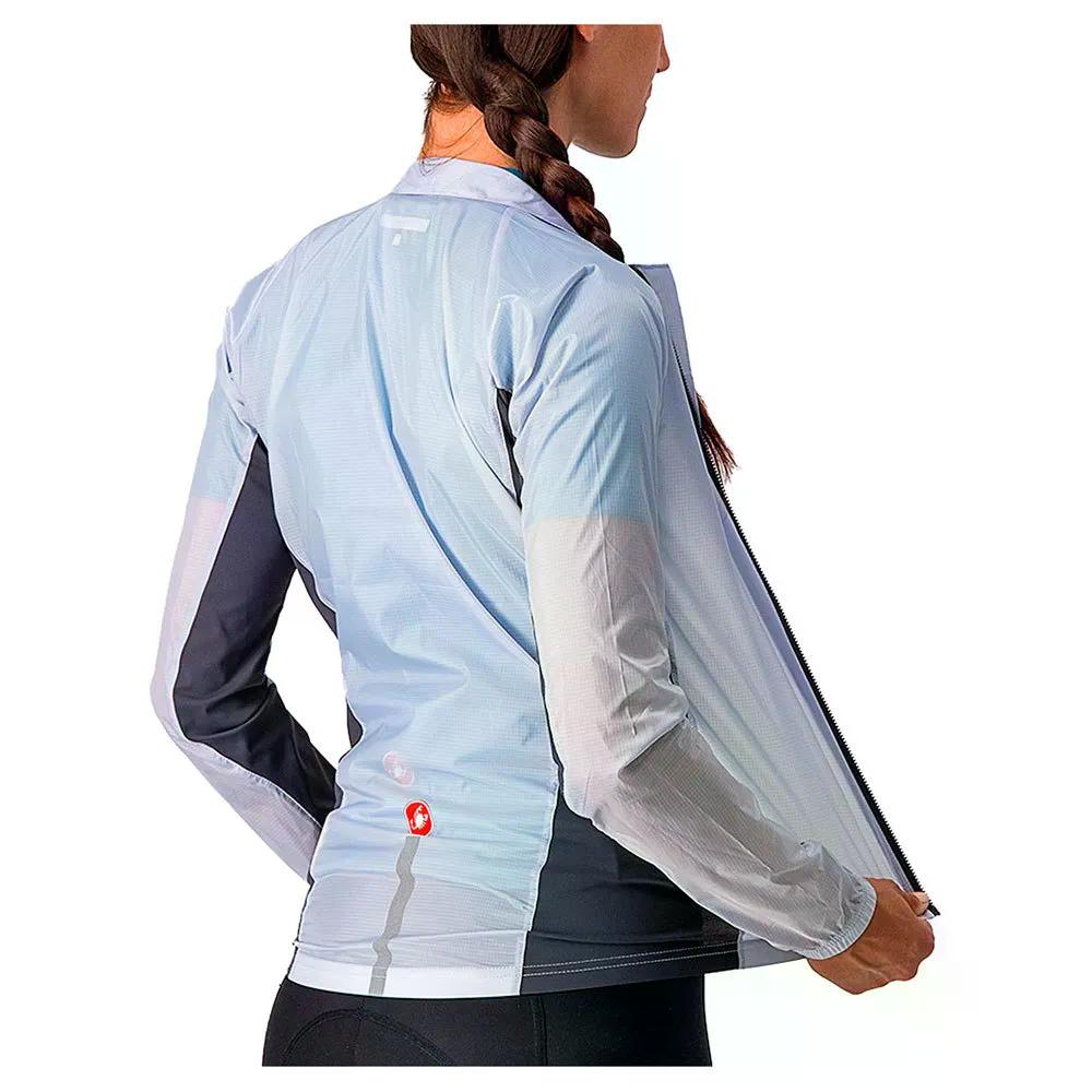 カステリ スクアドラ ストレッチ ジャケット レディース （ Silver/DarkGrey ） | CASTELLI Squadra Stretch jacket Woman [t]