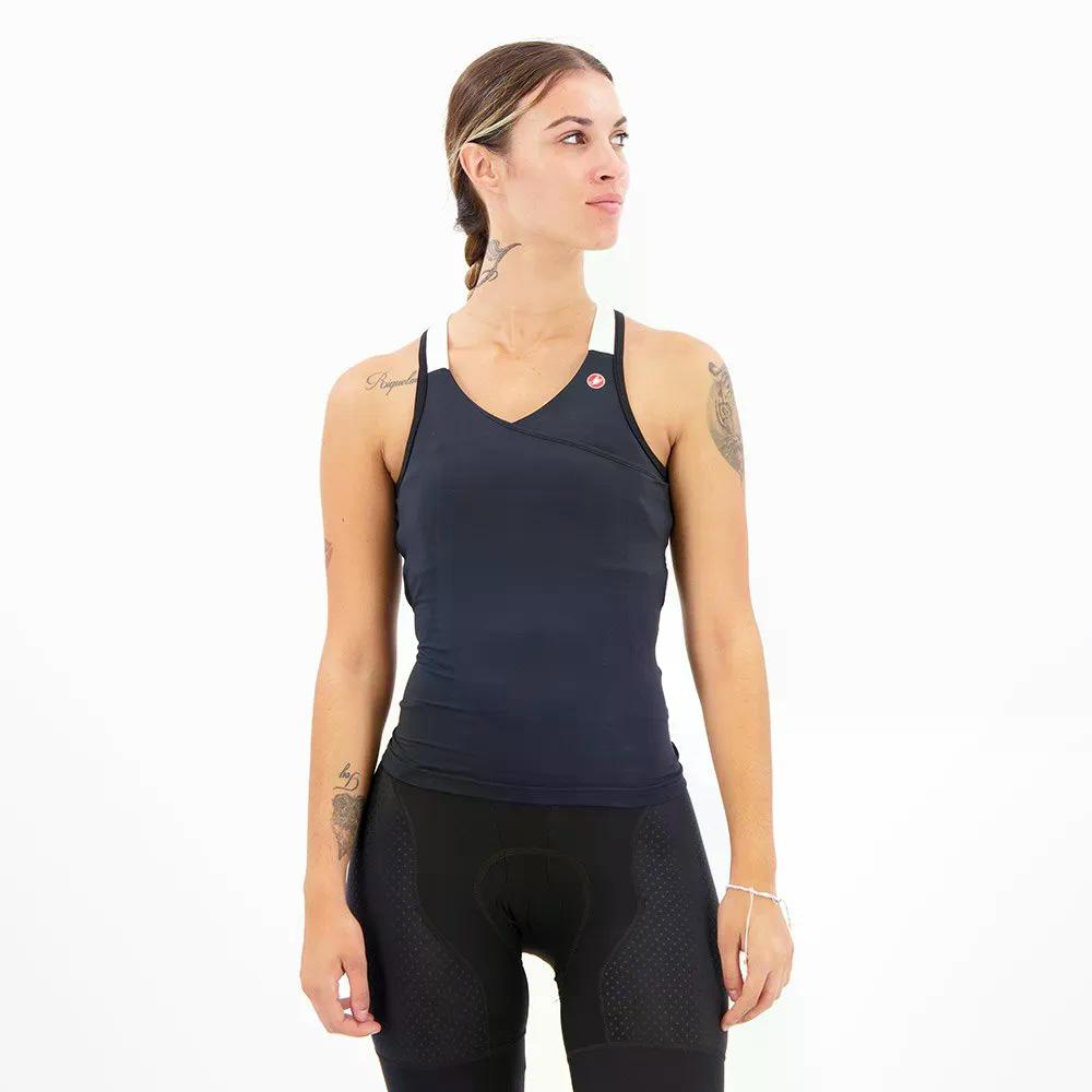 カステリ ソラリス ノースリーブ ジャージ レディース （ LightBlack/White ） | CASTELLI Solaris sleeveless jersey Woman [t]