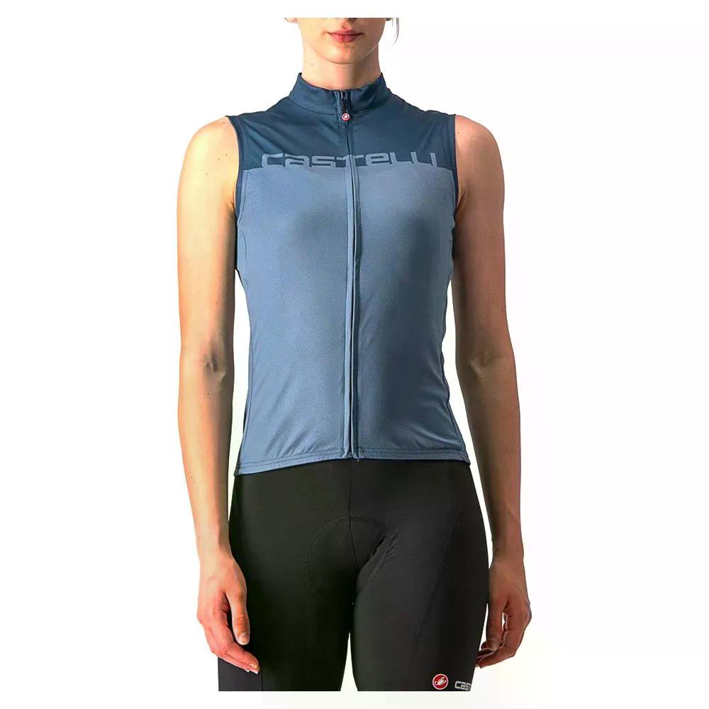 カステリ ヴェロチッシマ ノースリーブ ジャージ レディース （ LightSteelBlue/MoonlightOcean ） | CASTELLI Velocissima sleeveless jersey Woman [t]