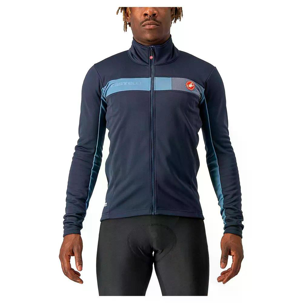 カステリ モルティローロ 6S ジャケット （ SavileBlue/SteelBlue/SilverReflex ） | CASTELLI Mortirolo 6S jacket [t]｜クライムスワールド 店