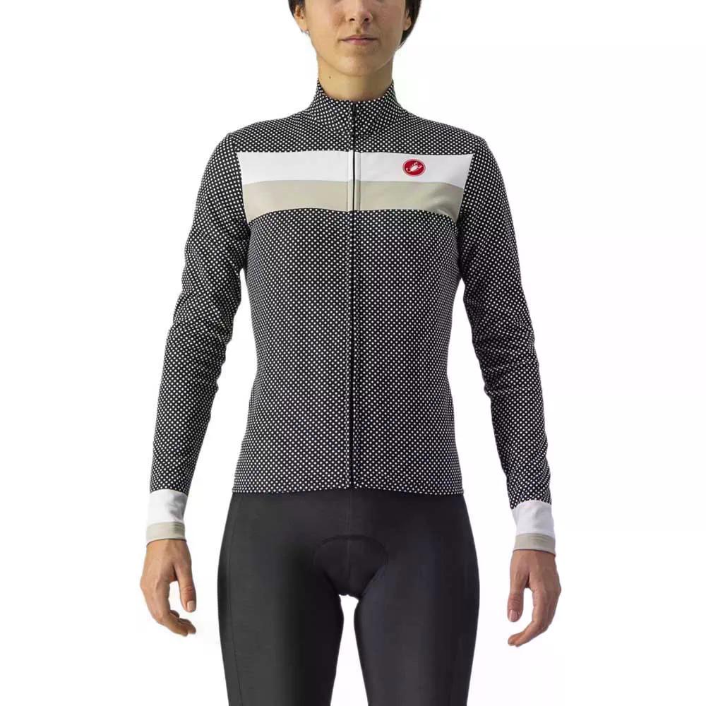 カステリ ヴォラーレ ロングスリーブ ジャージ レディース （ Black/White/Chalk ） | CASTELLI Volare long sleeve jersey Woman [t]