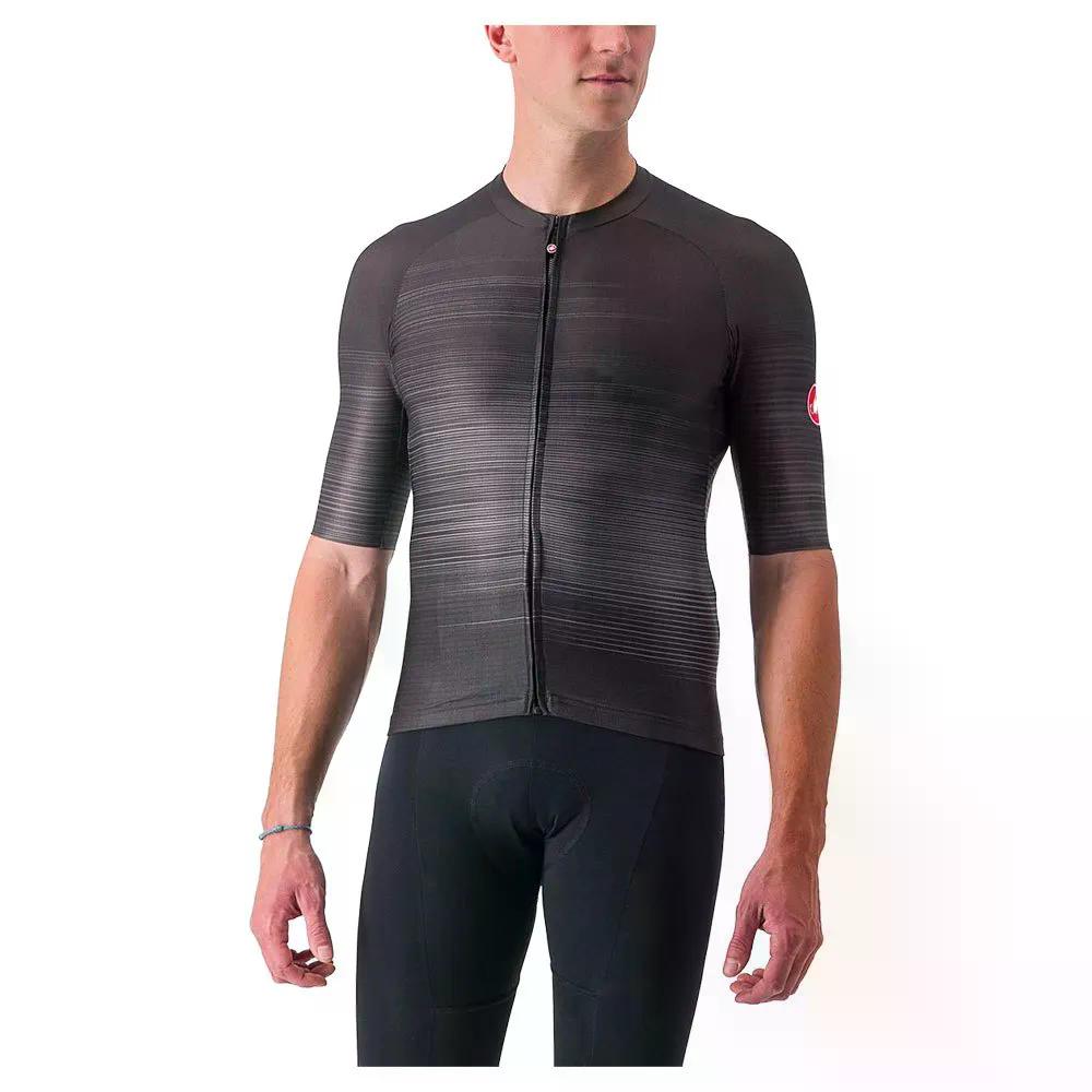 カステリ エアロ レース 6.0 ショートスリーブ ジャージ （ LightBlack ） | CASTELLI Aero Race 6.0 short sleeve jersey [t]