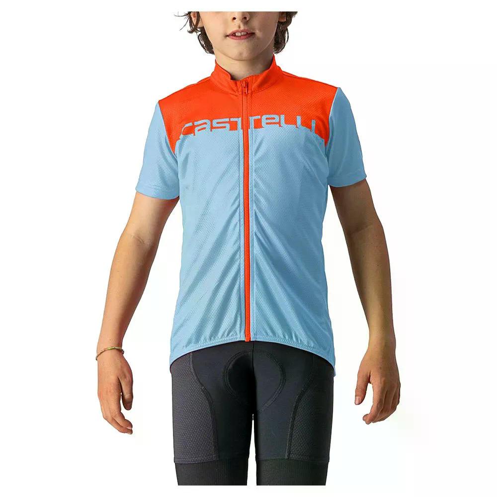 カステリ ネオ プロロゴ ジュニア ショートスリーブ ジャージ （ BabyBlue/RedLava ） | CASTELLI Neo Prologo Junior short sleeve jersey [t] 9,348円