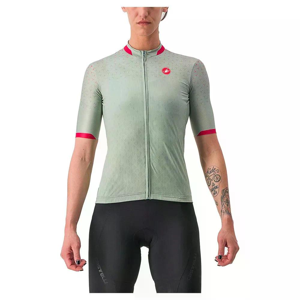 カステリ ペッツィ ショートスリーブ ジャージ レディース （ DefenderGreen ） | CASTELLI Pezzi short sleeve jersey Woman [t]
