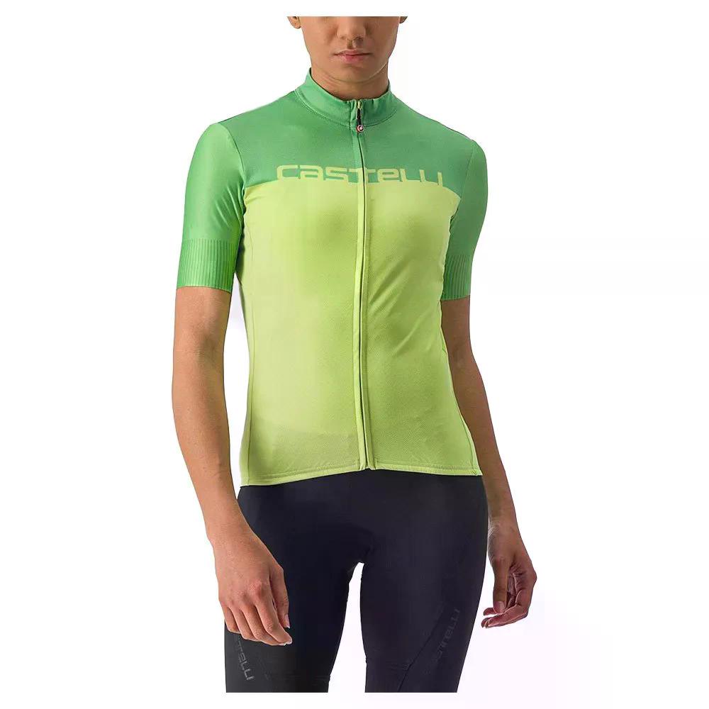 カステリ ヴェロチッシマ ショートスリーブ ジャージ レディース （ BrightLime/AbsintheGreen ） | CASTELLI Velocissima short sleeve jersey Woman [t]