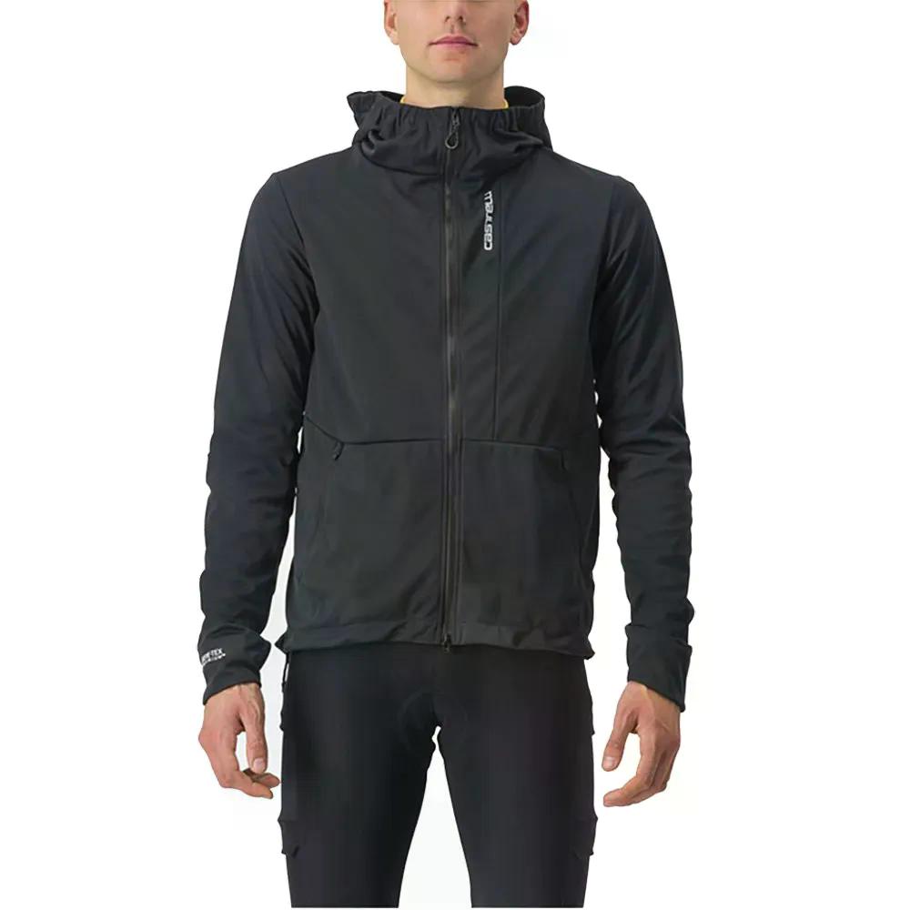 カステリ トレイル フーディー ジャケット （ LightBlack ） | CASTELLI Trail Hoodie jacket [t]