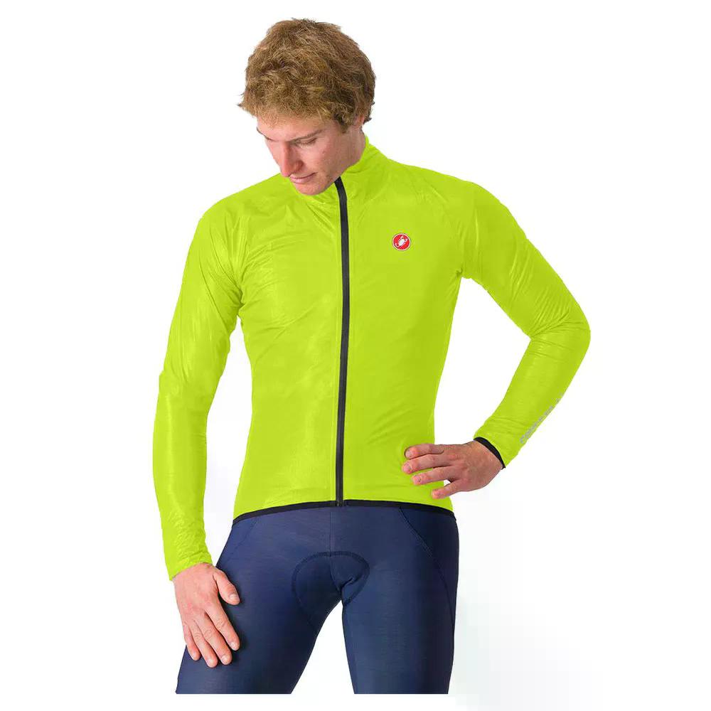 カステリ スコール 外殻 上衣 （ ElectricLime/Black/Blue/MagentaFluo ） | CASTELLI Squall Shell jacket  [t]