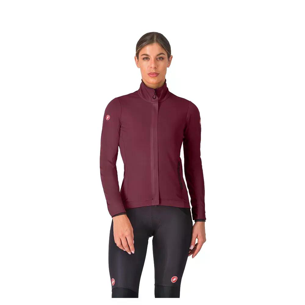 カステリ アルファ 150 ジャケット レディース （ DarkBordeaux/BrilliantRed ） | CASTELLI Alpha 150 jacket Woman [t]