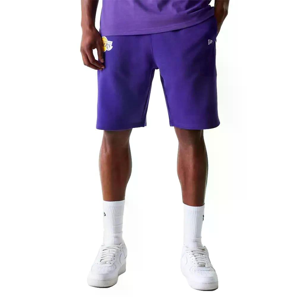 ニューエラ NBA パイピング ロサンゼルス レイカーズ ショーツ （ Purple ） | NEW ERA NBA Piping Los Angeles Lakers Shorts [t]