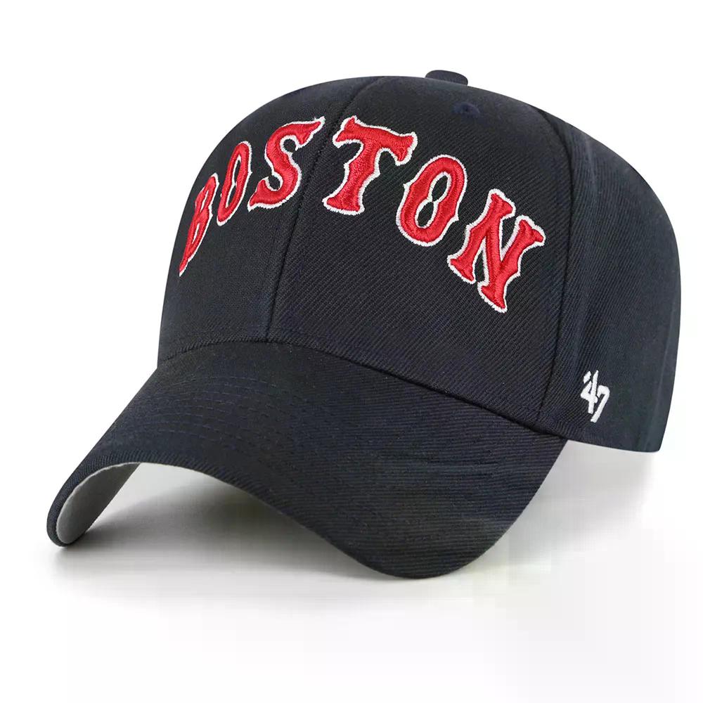フォーティーセブン MLB ボストン レッドソックス スクリプト MVP キャップ （ Navy ） | 47 MLB Boston Red Sox Script MVP Cap  [t]