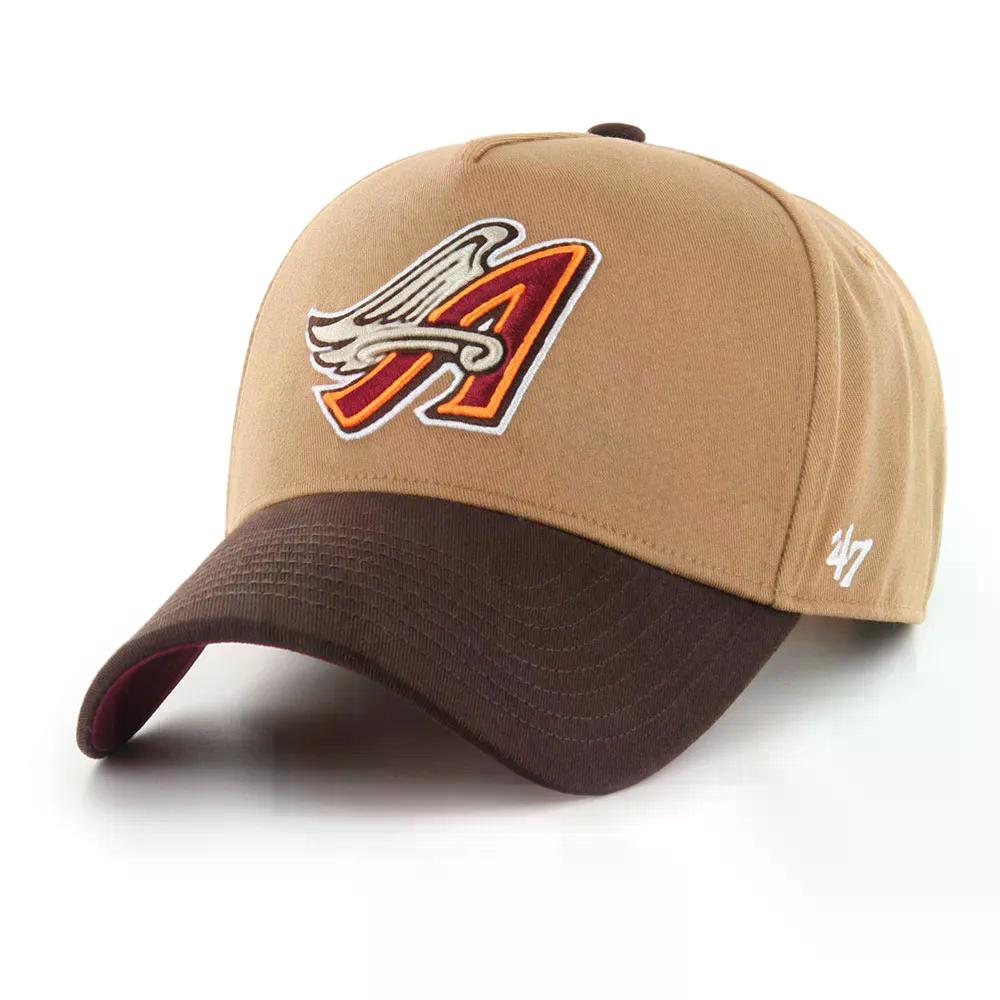 フォーティーセブン MLB ロサンゼルス エンゼルス シュアショット TT コットン MVP DT キャップ （ Camel ） [t]