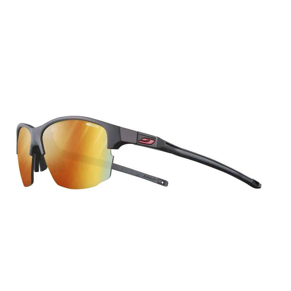 ジュルボ スプリット フォトクロミック ポラライズド サングラス （ Black / Red / Mulilayer Red ） | JULBO Split Photochromic Polarized Sunglasses [t]