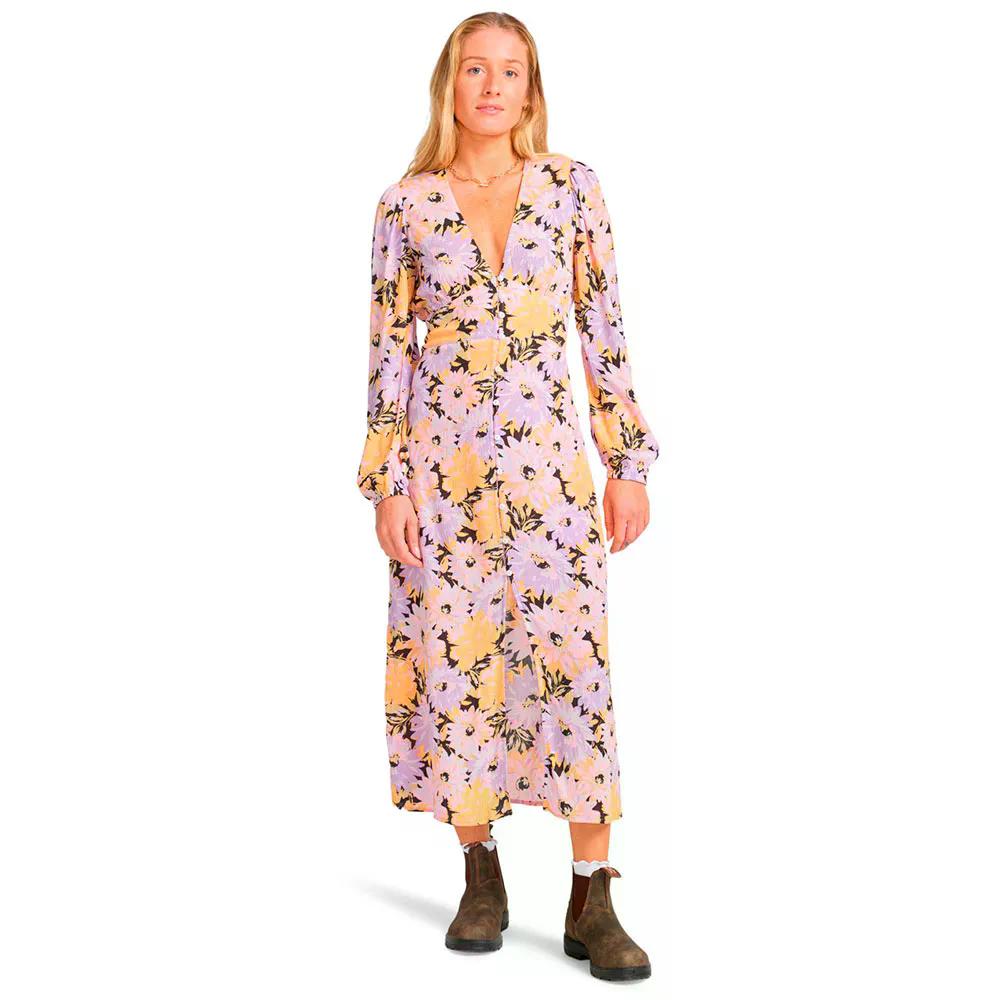 ビラボン クール ナイト ロングスリーブ マキシ ドレス レディース （ Multicolor ） | BILLABONG Cool Night Long Sleeve Maxi Dress Woman  [t]