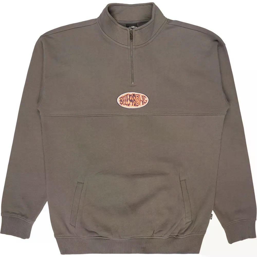 散らし広告ボン 中核グループ 読み込む ハーフジップ トレーナー （ Pewter ） | BILLABONG Core Lord Half Zip Sweatshirt  [t]