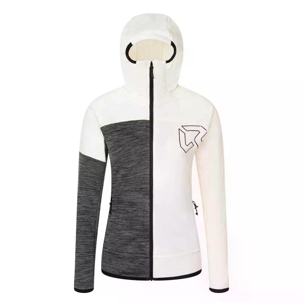ロックエクスペリエンス コブラ FZ フルジップ スウェットシャツ ウーマン （ Marshmallow/GreyMelange ） | ROCK EXPERIENCE Kobra Fz full zip sweatshirt woman [t]｜クライムスワールド 店