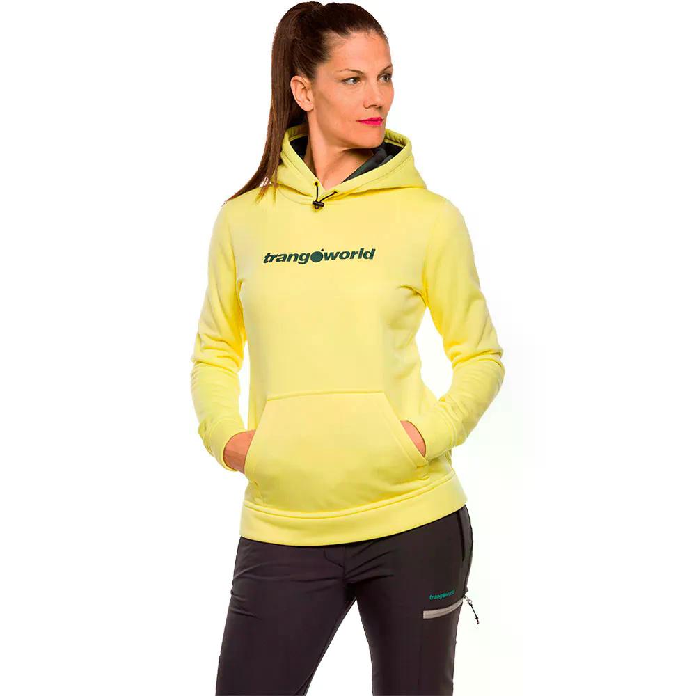 TRANGOWORLD Poppi hoodie （ Yellow/Grey ）  [t]