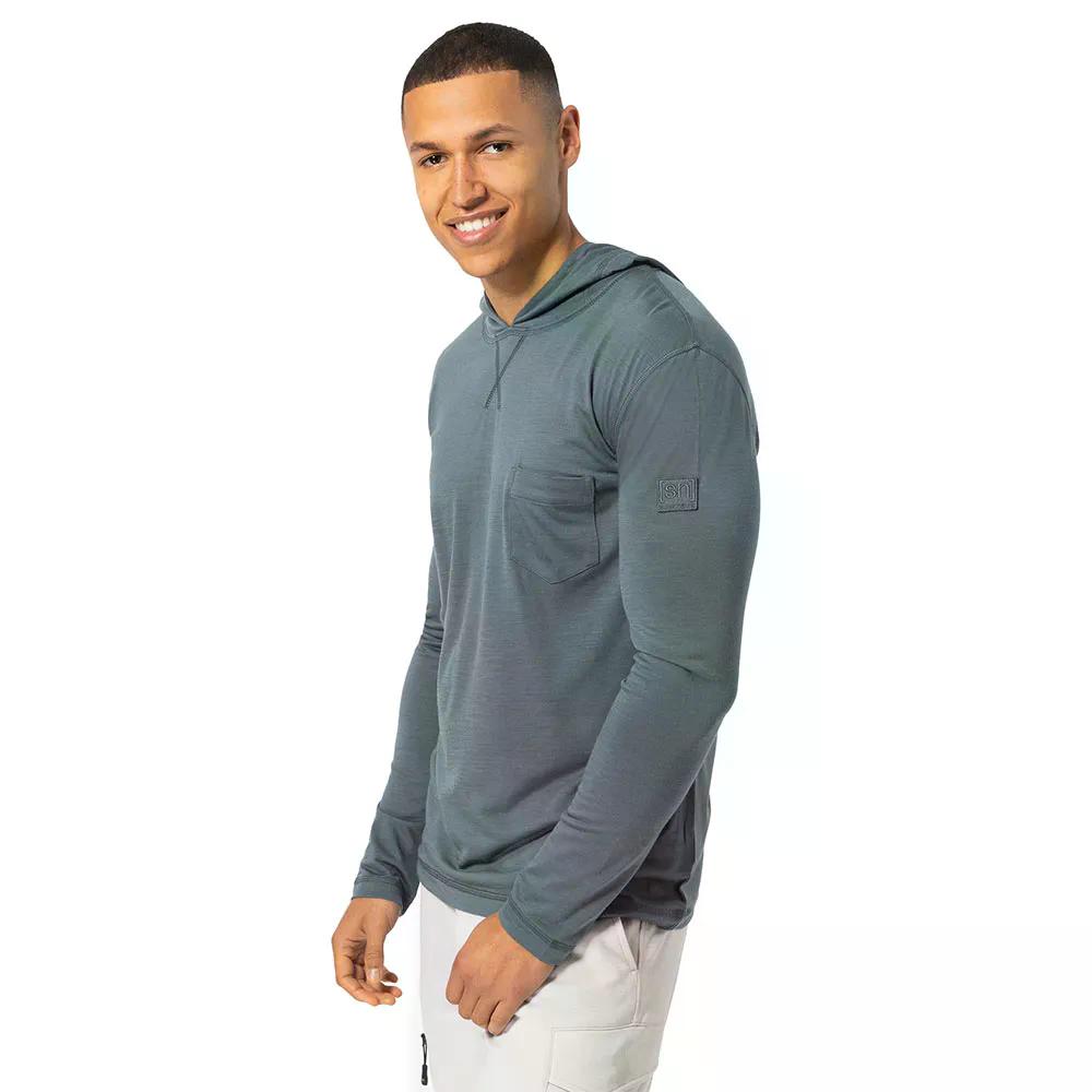 スーパー ナチュラル ライト バイオ フーディ （ TurbulenceBlue ） | SUPER.NATURAL Light Bio hoodie [t]
