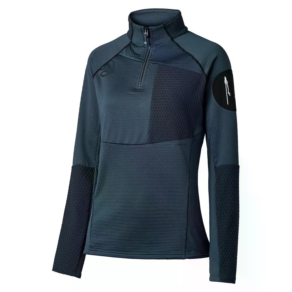 テルヌア ラガー ハーフジップ スウェットシャツ ウーマン （ WhalesGrey/WhalesGrey ） | TERNUA Ragger half zip sweatshirt woman [t]｜クライムスワールド 店
