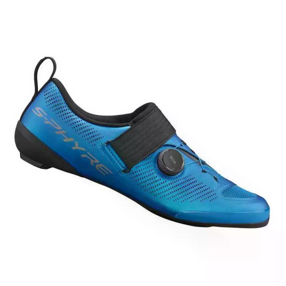 シマノ お茶アール903 トライアスロン 読み込む シューズ （ Blue ） | SHIMANO TR903 Triathlon Road Shoes  [t]
