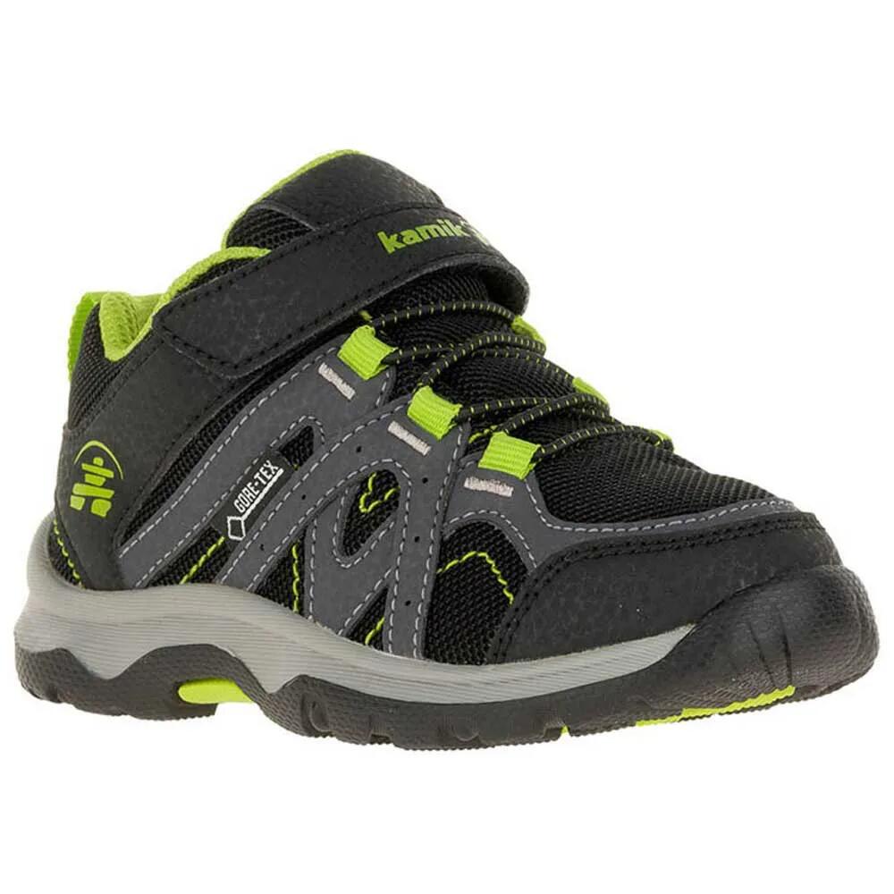 カミック ベイン ゴアテックス ハイキング シューズ （ Black/Lime ） | KAMIK Bain gore-tex hiking shoes [t]
