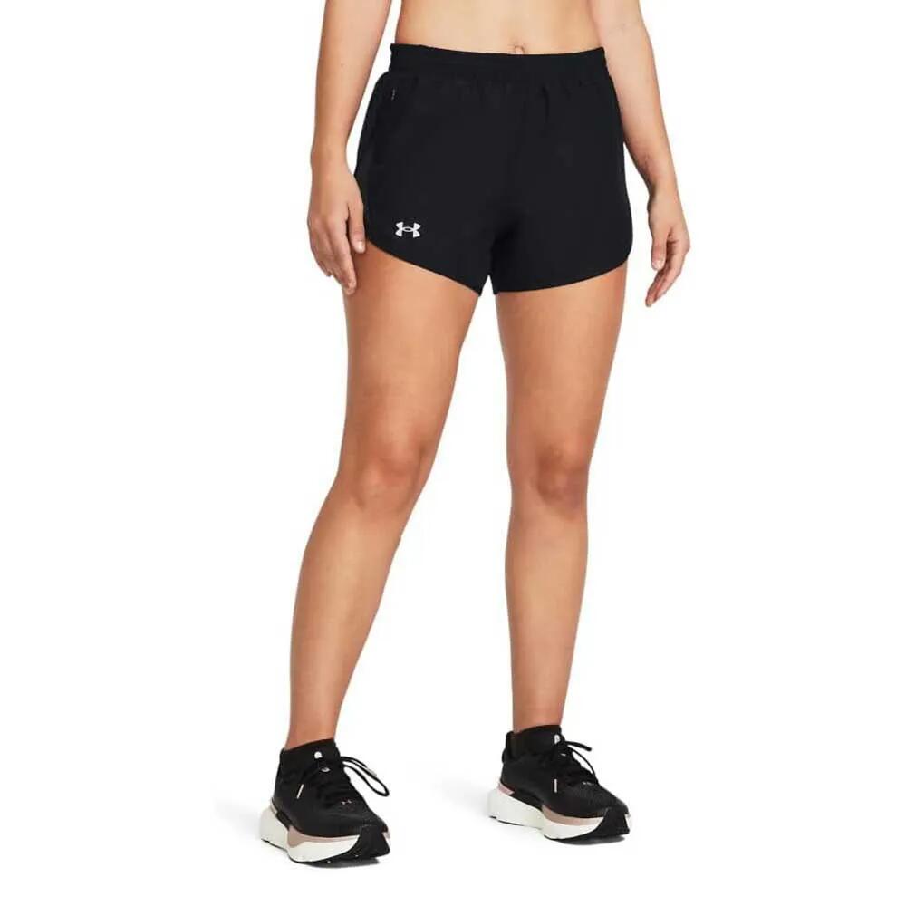 アンダーアーマー フライ バイ 3インチ ショーツ レディース （ Black/Black/Reflective ） | UNDER ARMOUR Fly By 3in shorts Woman [t]