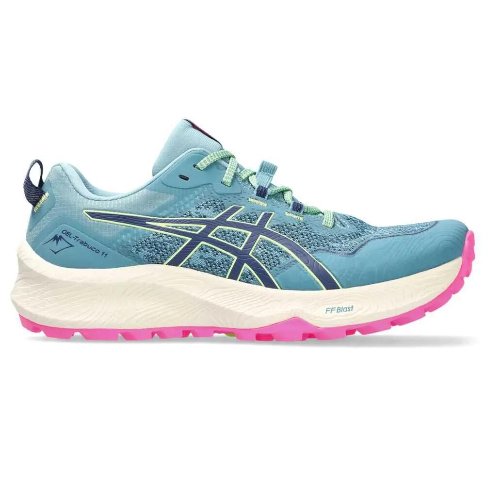 【楽天市場】アシックス ゲル トラブーコ 11 ウーマン トレイル ランニング シューズ （ Gris Blue / Deep Ocean