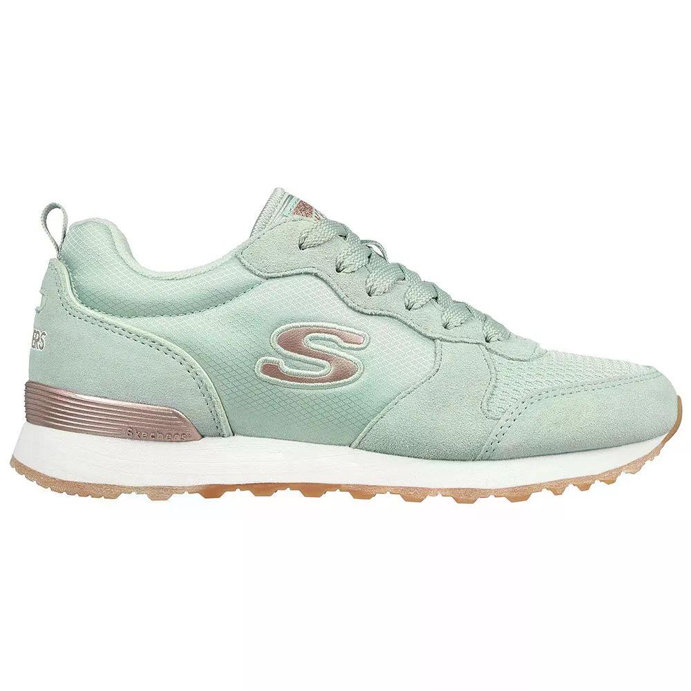 スケッチャーズ OG 85 スニーカー レディース （ SageSuede/NylonMesh/RoseGoldTrim ） | SKECHERS OG 85 Sneakers Woman [t]