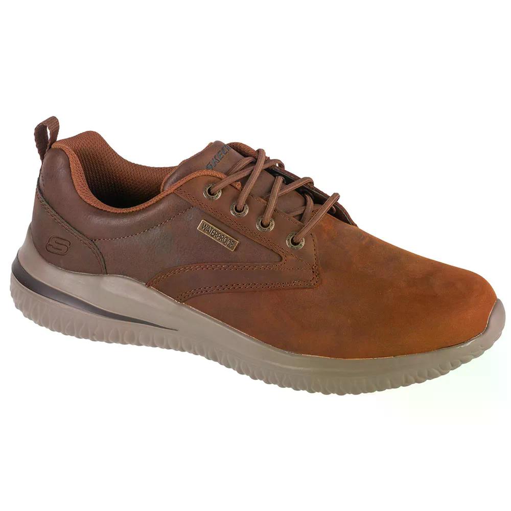 スケッチャーズ デルソン 3.0 グラヴィン スニーカー （ DarkBrown ） | SKECHERS Delson 3.0 Glavine Sneakers  [t]