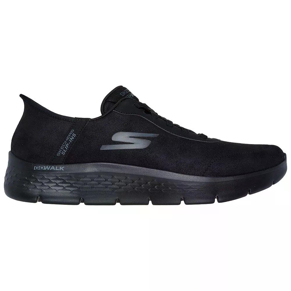 スケッチャーズ ゴーウォーク フレックス スリッポン スニーカー （ BlackLeather ） | SKECHERS GOwalk Flex Slip-On Sneakers  [t]