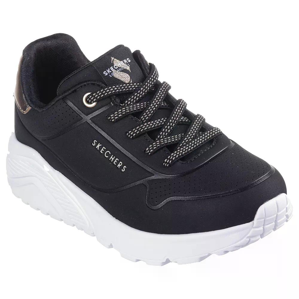 スケッチャーズ ウノ ライト メタリック モード キッズ スニーカー （ BlackSynthetic/Trim ） | SKECHERS Uno Lite Metallic Mode Kids Sneakers [t]