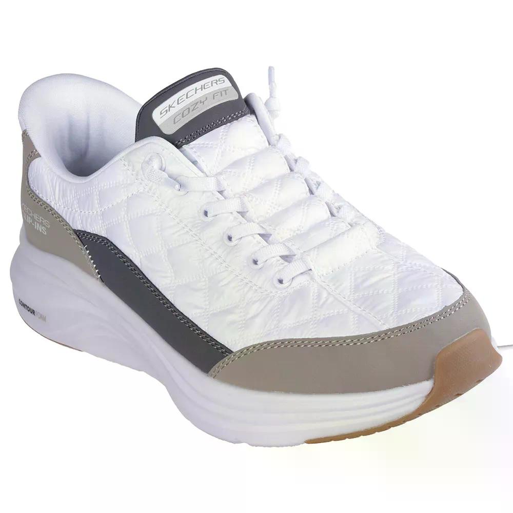 スケッチャーズ ベイ基準打数 質問用紙 スニーカー （ WhiteMesh/Duraleather/TaupeTrim ） | SKECHERS Vapor Foam Sneakers  [t]