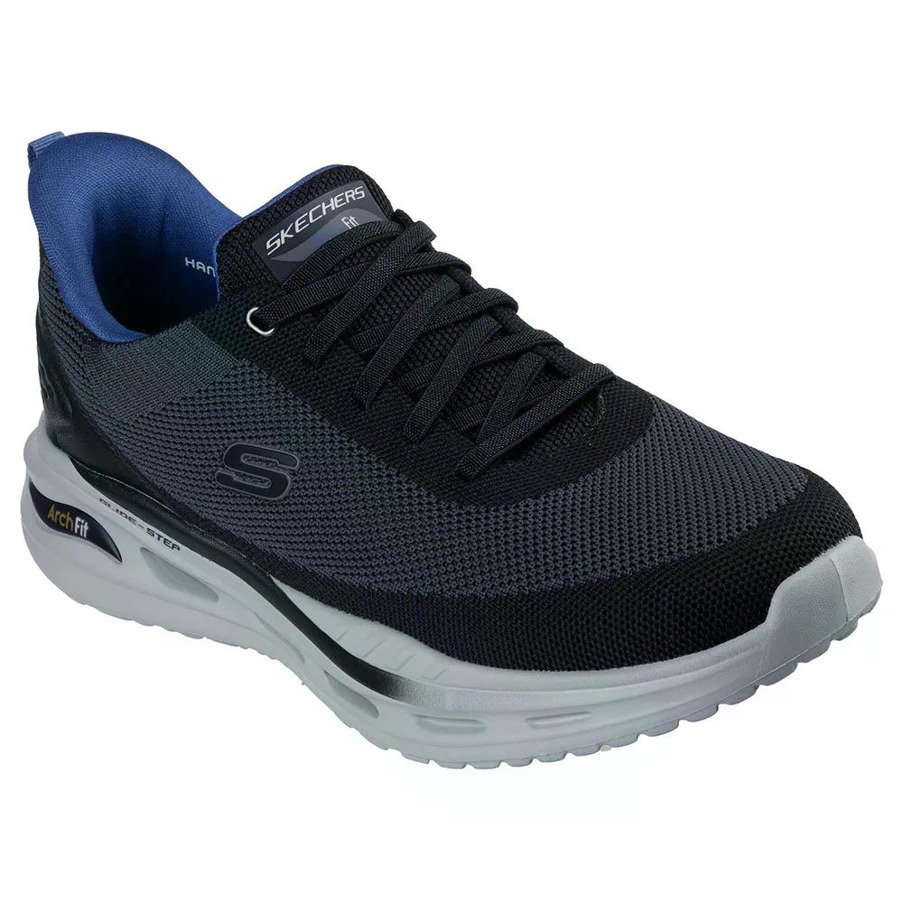 スケッチャーズ アーチ形 填まる オルヴァン キンケード スニーカー （ BlackKnit/Synthetic ） | SKECHERS Arch Fit Orvan Kincade Sneakers  [t]