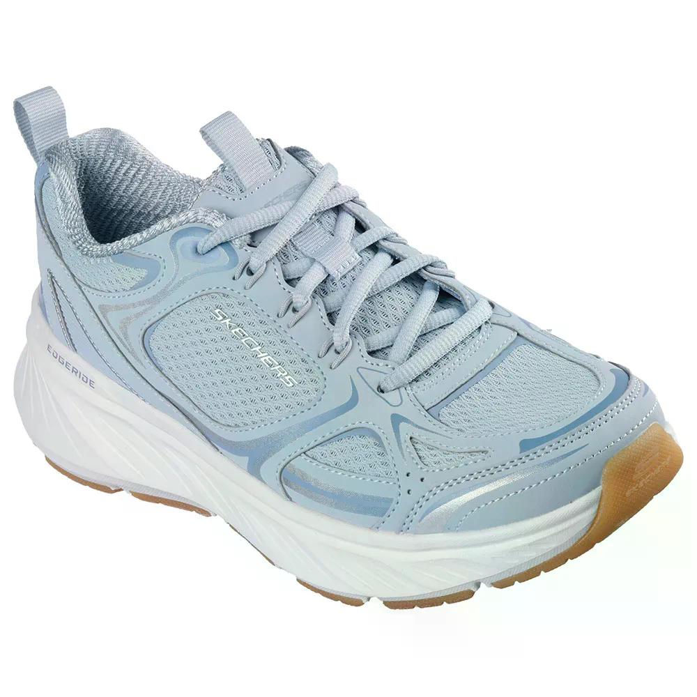 スケッチャーズ エッジライド シルバー エクリプス スニーカー レディース （ BlueMesh/Duraleather/Trim ） | SKECHERS Edgeride Silver Eclipse Sneakers Woman  [t]