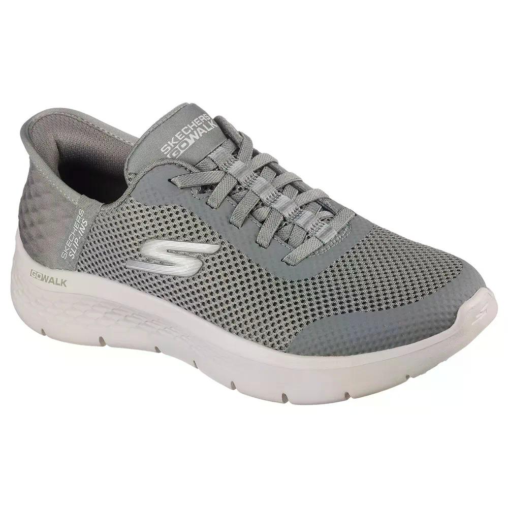 スケッチャーズ ゴーウォーク フレックス 競技場 エントリー スニーカー レディース （ OliveTextile/Trim ） | SKECHERS GOwalk Flex Grand Entry Sneakers Woman  [t]